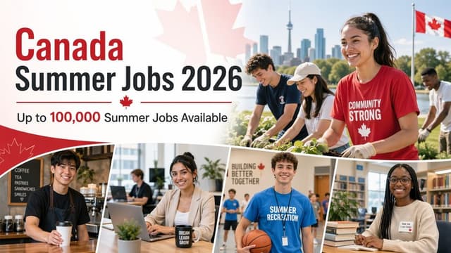 Canada Summer Jobs 2026 Is Open: Up to 100,000 Summer Jobs for Youth in Canada
